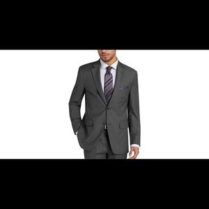 jos a bank mens gray blazer